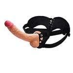 7.6Inches Strap-On Dildo Realistic Dildo With Wearable,Strap Harness Adult Sex Toy Suction Cup For Couple Pegging Women Lesbian Silicone Dildo For Sex Gift, Fetish Fantasy Sex Black Dildo