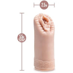 Enlust Alyssa - Ai Male Masturbator | Tight Orbed Canal Stroker With 5 Pleasure Beads - X5 Plus For Ultra Soft Realistic Feel - Open Ended To Fit Most Sizes - Sex Toy For Men