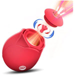 Rose Sex Toys Clitoral Vibrators - Sucking & Kneading 10 Patterns Brush For Women Nipple Female Tongue Licking Finger Tickling Tapping G Spot Couples Adult Toys & Games Clit Tease Stimulator Pleasure