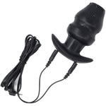 Electric Shock Silicone Anal Plug Wearable Threaded Anal Plug Butt Massage Tool Adult Supplies