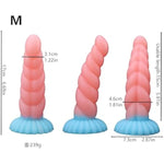6.70" Pink Luminous Angel Horse Dildo, Big Realistic Monster Silicone Dildo With Suction Cup, Horse Fantasy Animal Dildo, Massive Butt Plug Training Soft Anal Trainer For Advanced Men Women Couple Gay