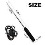 Vibrator Stainless Steel Urethral Catheter Urethral Sounds Metal Penis Plug Dilator Masturbation Urethral Plug Exercise Expanding Massage Props Rod