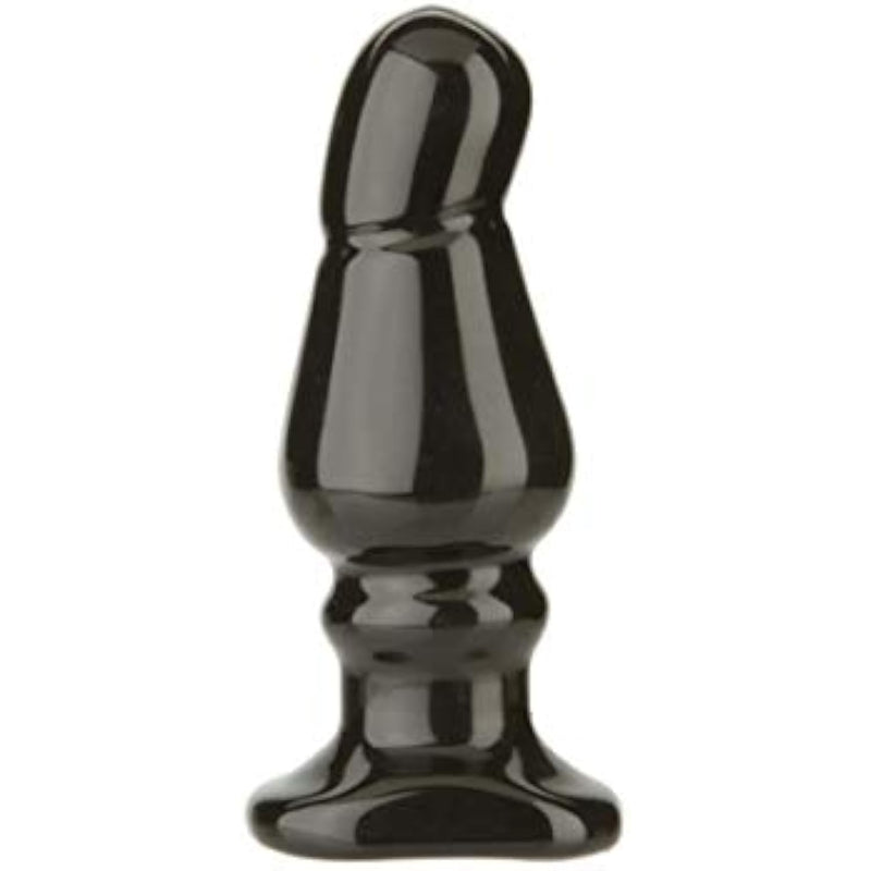 Doc Johnson Titanmen - Master Tool #5 - Angled Wide Plug - 6.5 in. Long and 2.5 in. Wide - Prostate Stimulating Anal Toy - Butt Plug