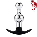 Anal Beads Butt Plug - Expanding Metal Anal Plug Trainer Adult Sensual Massager For Prostate Stimulation & Beginner Anal Sex Toys