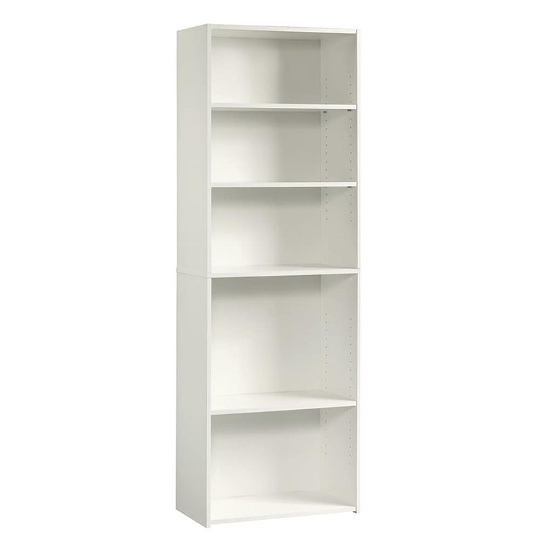 Beginnings 5-Shelf Bookcase, Soft White Finish