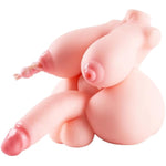 Male Masturbator Sex Doll For Men Pocket Pussies Realistic Adult Sex Toys For Men, Adult Toys Male Masturbator Pocket Pussy 4 In 1 Sex Toys With Penetrable Nipples, Shemale Futa Sex Doll With 4 Holes