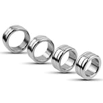 Male Penis Weight Ring for Adult Sex Enhancement - 23mm Metal Locking Ring