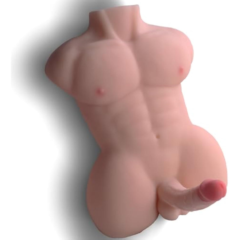Male Torso Sex Doll For Women With Big Dildo, Life Size Sex Doll Men'S Body Doll And Adjustable Penis, Unisex Sex Toys For Women Couple Gay