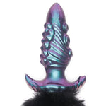 Tail Plug, Silicone Fox Tail Butt Plug with Removable 14" Tail