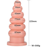 Big Silicone Butt Plug With Flared Safety Base Anal Beads Anal Plug Advanced Anal Toy