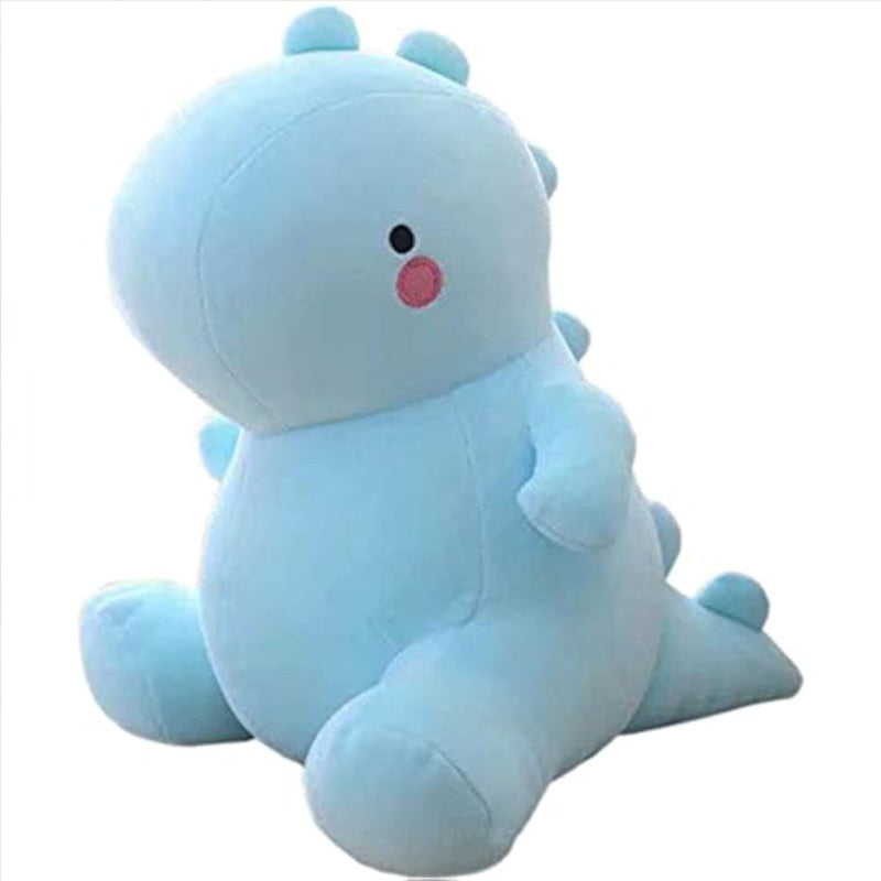 11.8 Inch Cute Dinosaur Plush Toys, Plush Stuffed Animal Dino Hugging Pillow Soft 3D Pom Plush Toy, Birthday Gifts For Kids Girls Boys (Blue)