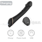 Venuss G Spot Rabbit Wand Vibrator Sex Toy For Women Clitoris Stimulation, Vibrating Black Anal Realistic Dildo With 9 Powerful Vibrations Applied To Adult Sex, Cranberry