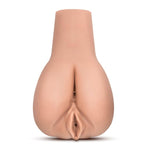 Amanda'S Lusty Bottom - 2 Pound Soft Realistic Ass & Pussy Stroker - Ribbed Dual Hole Vaginal Male Masturbator With Remote Vibrator For Intense Pleasure - Sex Toy For Men - Latin