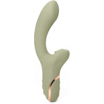 Clit Suction & G-spot Vibrator Sex Toy - Silicone, Water-Resistant, Rechargable, 10 Powerful Modes
