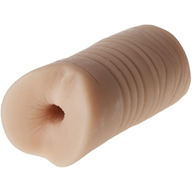 Doc Johnson Signature Strokers - Bobbi Starr - ULTRASKYN Pocket Pal - Open-Ended Stroker - Ass, Vanilla