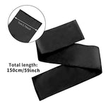2 Pack Satin Sleep Masks, Adjustable Eye Cover, Black and Pink
