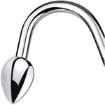 Anal Butt Plug Hook Stainless Steel Anal Rope Hook With Solid Anal Heart Ball Bondage Hook Sex Toy For Unisex Adult Sm Game