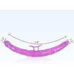 14 Inches Double Ended Dildo With Vibrator, Realistic Penis And Beads Vibrating Double Dong Adult Sex Toys For Women Lesbian Couple