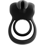 Thunder Bunny Vibrator, Rechargeable Vibrating Couples Double C-Ring, Clitoral Stimulation, 10 Vibration Mode Adult Sex Toy (Black)