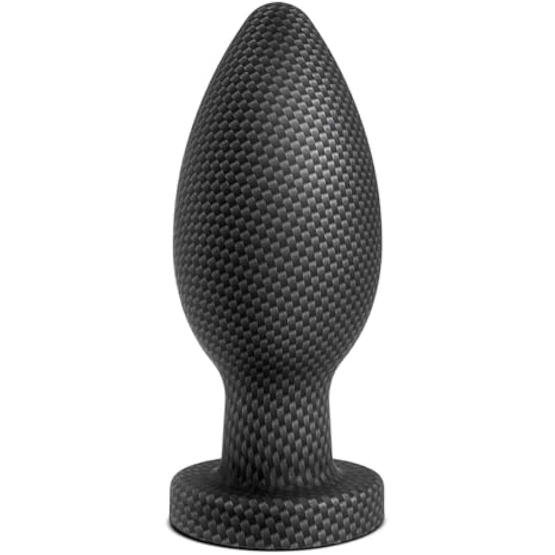 Sex Toys – Spark Silicone Plug – Large 6.5 Inch – Tapered Beginner Butt Plug With Stayput Design & Suction Cup Base – Ultra-Smooth Anal Plug For Men, Women & Couples – Carbon Fiber