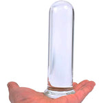 Large Long Glass Butt Plug Big Crystal Anal Plug Anal Masturbation Butt Expander Anal Sex Toy (Medium)