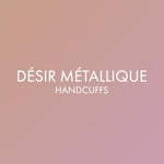Désir Métallique – Wearable Silver Mesh Bracelets Turn Into Handcuffs With Detachable Chain, 15–24?Cm (Black)