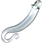 Crystal Glass Pleasure Wand Dildo Penis,Glass Dildo Anal Butt Plug Crystal Glass Dildo Anal Plugs With Pellets Prostate Massager Anal Beads Crystal Dildo Anal Sex Toy For Men Women