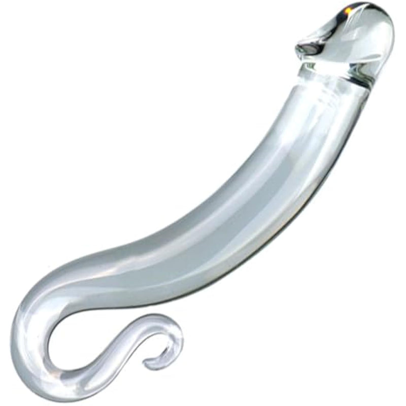 Crystal Glass Pleasure Wand Dildo Penis,Glass Dildo Anal Butt Plug Crystal Glass Dildo Anal Plugs With Pellets Prostate Massager Anal Beads Crystal Dildo Anal Sex Toy For Men Women