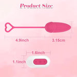 Wireless Vibrating Massager Sex Toys, G-Spot Corn Shaped Vibrating Egg Stimulator, Multi-Mode, Body-Safe Material, For Adult Women (Mei-H)