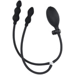 Inflatable Anal Beads Butt Plug And 2 Anal Plug Silicone Butt Plug Sex Toys Butt Expand Trainer Anal Dildos For Women Men Couples Anal Pump Dildo For Men Sex Toys