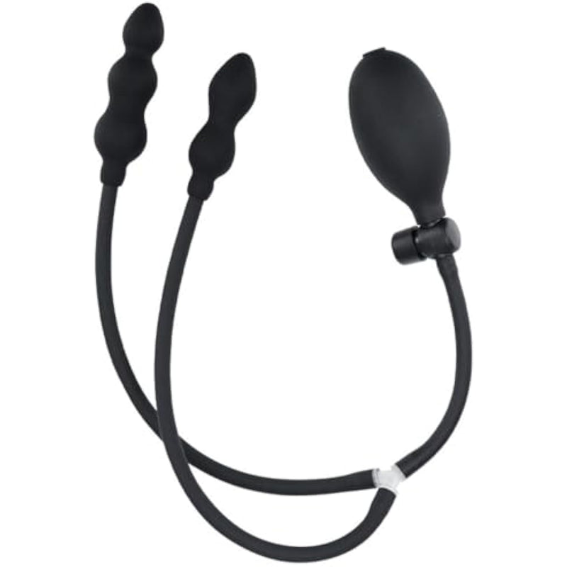 Inflatable Anal Beads Butt Plug And 2 Anal Plug Silicone Butt Plug Sex Toys Butt Expand Trainer Anal Dildos For Women Men Couples Anal Pump Dildo For Men Sex Toys