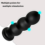 Anal Butt Plug Trainer: Huge Thick Anal Dildo Plug With 3 Bead Butt Plug Anus Dilator Anal Ball Prostate Massage Anal Sex Toys For Adult Women Men Advanced Anal Play