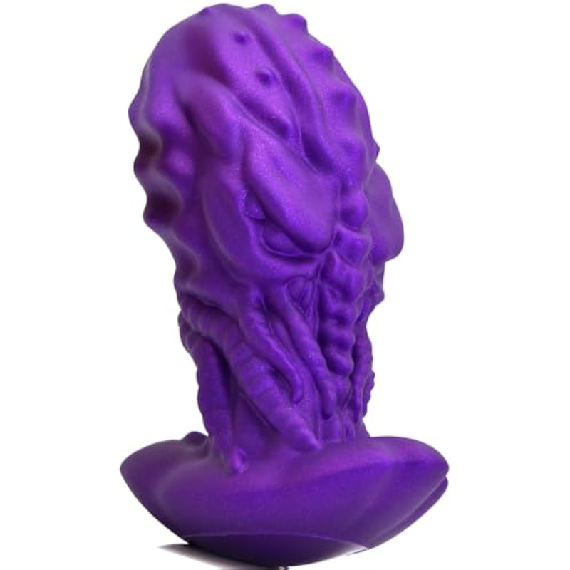 Anal Plug Monster Dildo With Safe Curved Base - Purple Silicone Octopus Butt Plug - 5.51 X 2.63 Inch Fantasy Prostate Sex Toy For Women Men Masturbation