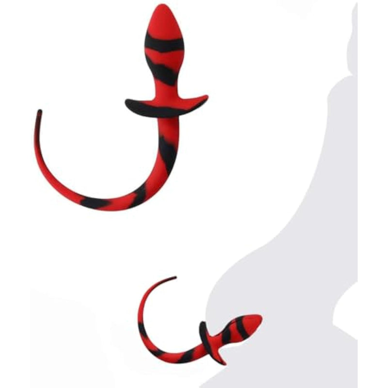 Butt Plug Silicone Anal Plug With Tails Silicone Anal Butt Plug Dog Tail Vaginal Expander Sm Sex Toy Anal Butt Plug