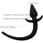 Butt Plug Tool Kit Adult Toys Silicon Anal Butt Plug Dog Tail Vaginal Plug Sm Anal Plug Toy