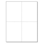 200 White Postcards, 4.25 x 5.5 Inch, Micro-Perforated for Laser & Inkjet Printers