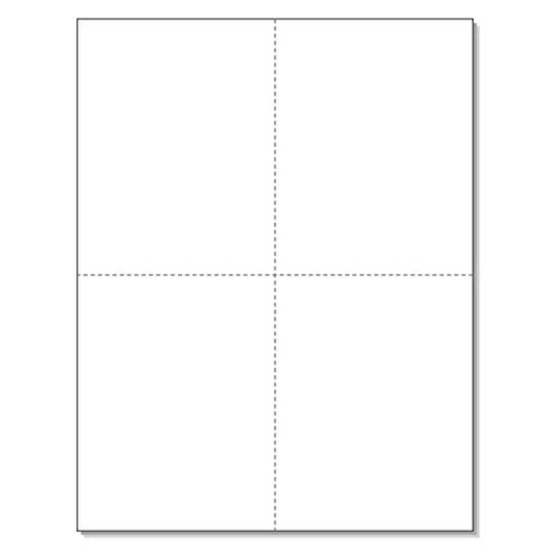 200 White Postcards, 4.25 x 5.5 Inch, Micro-Perforated for Laser & Inkjet Printers