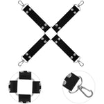 12 Pcs Sex Bondage Bdsm Restraints Kits Fetish Handcuffs Ankle Cuff Collar Blindfold Whip Rope Nipple Clamps Sex Dice Anal Toys Ball Gag Adult Games Foreplay Sexy Toys For Couples