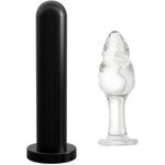 4.3 Glass Plug + 6.1 Anal Dildo