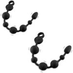 16.5 Inch Vibrating Anal Beads + 14 Inch Silicone Vibrating Anal Beads