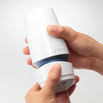 TENGA AERO TAH-002 Cobalt Ring Reusable Dial Constriction Male Masturbator Vacuum Cup with Powerful Suction White