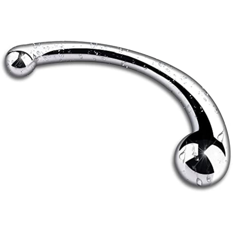 Pure G Spot Metal Wand Anal Prostate Massage Stick Polished Steel Massager Hard Dildo 692 G