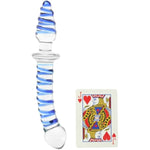 10 Inch Double Ended Glass Dildo & Butt Plug With Lube 1Oz | Glass Sex Toys | G-Spot | Butt Plugs | Prostate Stimulation | Realistic Dildos