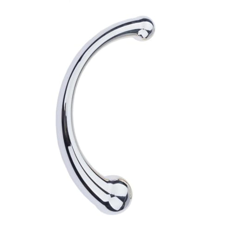 Double-Ended Dildo, Massage Wand Sex Anal Plug G Spot Metal Anal Bead, Solid Metal Curved Dual Ended Masturbation Adult Sex Toy For Couple (Small 7.1" & 13,4Oz)