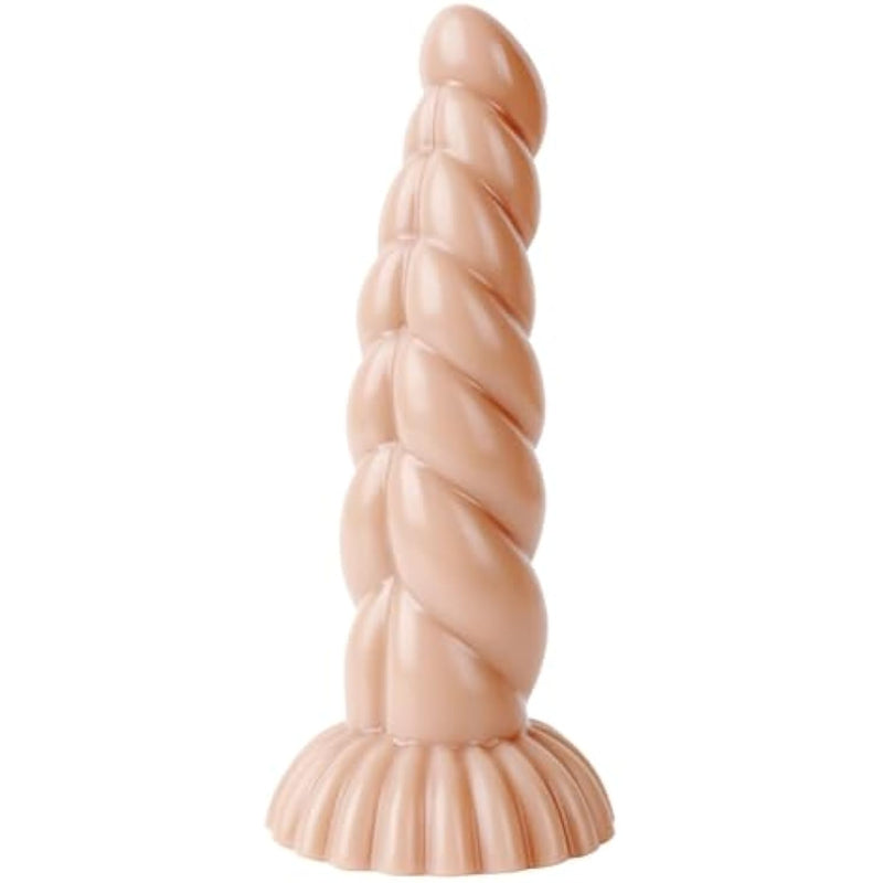 Realistic Monster Dildo Butt Plug - 7.08" Shaped Anal Plug Dildo With Strong Suction Cup, Huge Thick Butt Plug For Women Men, Anal Dilator Prostate Massager Anal Sex Toy