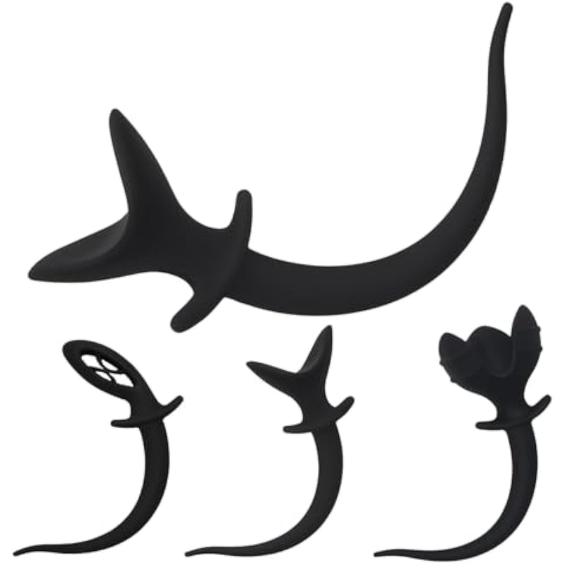 Anal Plugs Faux Puppy Tail For Couples Silicone Butt Plugs With T-Shape Base Expanding Anus Plugs For Men Adult Sex Toys For Sm & Cosplay (M)