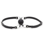 Double Silicone Mouth Ball Gag Mouth Harness Open Mouth Plug Strap On Bondage Restraint Sm Fetish Sex Toys For Women Men Couples