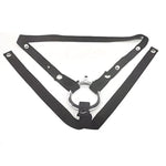 Chastity Belt Male Three-Way Auxiliary Belts Device Accessory Strap Cage Testicle Ring Bondage Restraints Sex Furniture Toys For Men (Three-Way Belt)