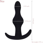 Anal Trainer Set Silicone Butt Plugs, 5Pcs Anal Training Kit With Flared Base Prostate Massager Sex Toys For Beginner Mens And Women