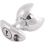Metal Opening Lotus Anal Plugs Heavy Duty 304 Stainless Steel Adjustable Anus Lock Trainer Butt Expander With Handles Sex Toys Adult Games (Gs100)
